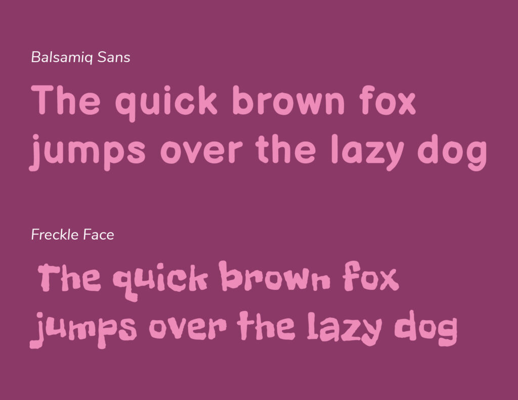 How Will I Know if a Font Is Going to Be Right for My Students?