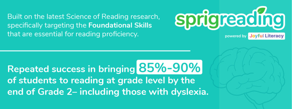 How Sprig Helps Dyslexic Readers